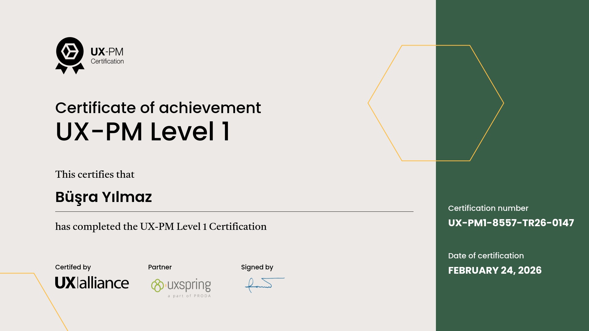 UX-PM Level 1
